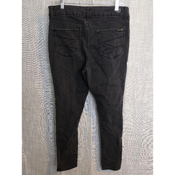 Women's Seven7 Black Distressed Jeans Size 12 - Picture 7 of 7